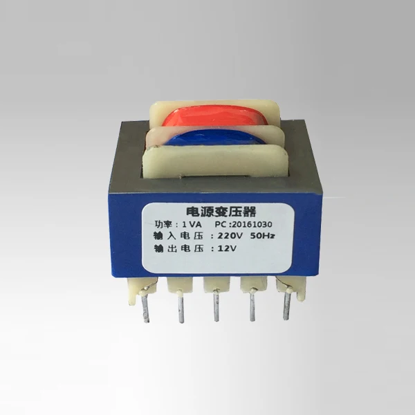 EI 28*14 1W 1VA AC 220V To AC 6V 9V 12V 15V 24V 2+3 PinS 5P 7.25mm Pitch Plug In PCB Board Open Frame Core Power Transformer