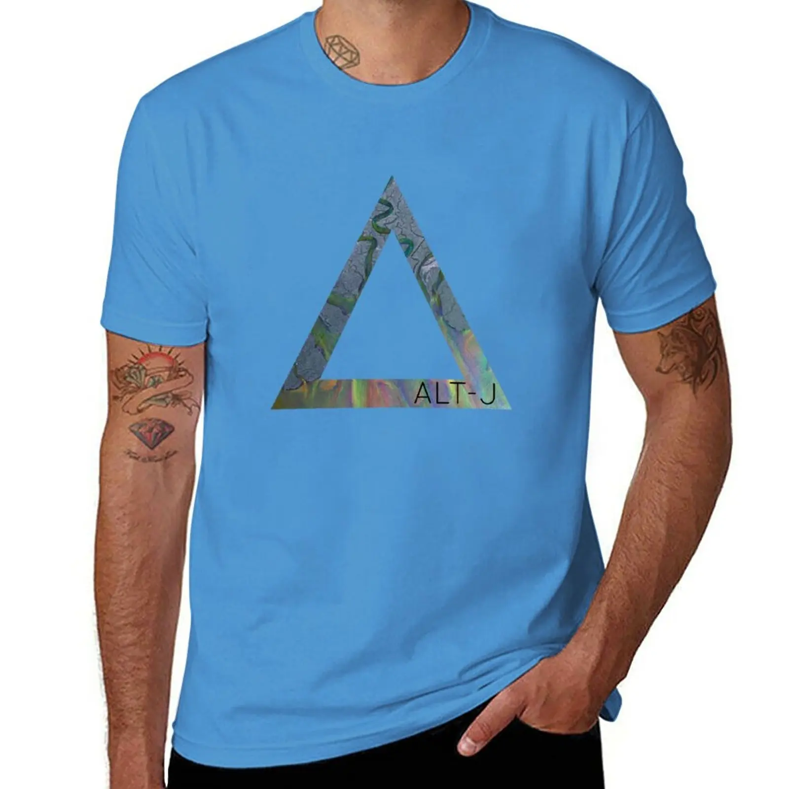 New alt j T-Shirt Aesthetic clothing summer top Blouse mens graphic t-shirts anime