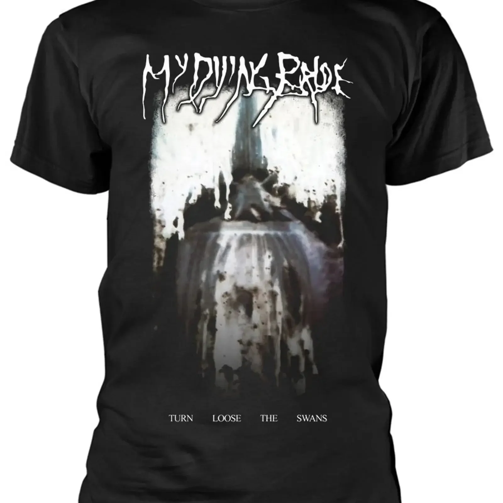My Dying Bride Turn Loose The Swans T Shirt OFFICIAL vintage Washed Top For Everyday Wear Soft Stretched Comfortable fashion