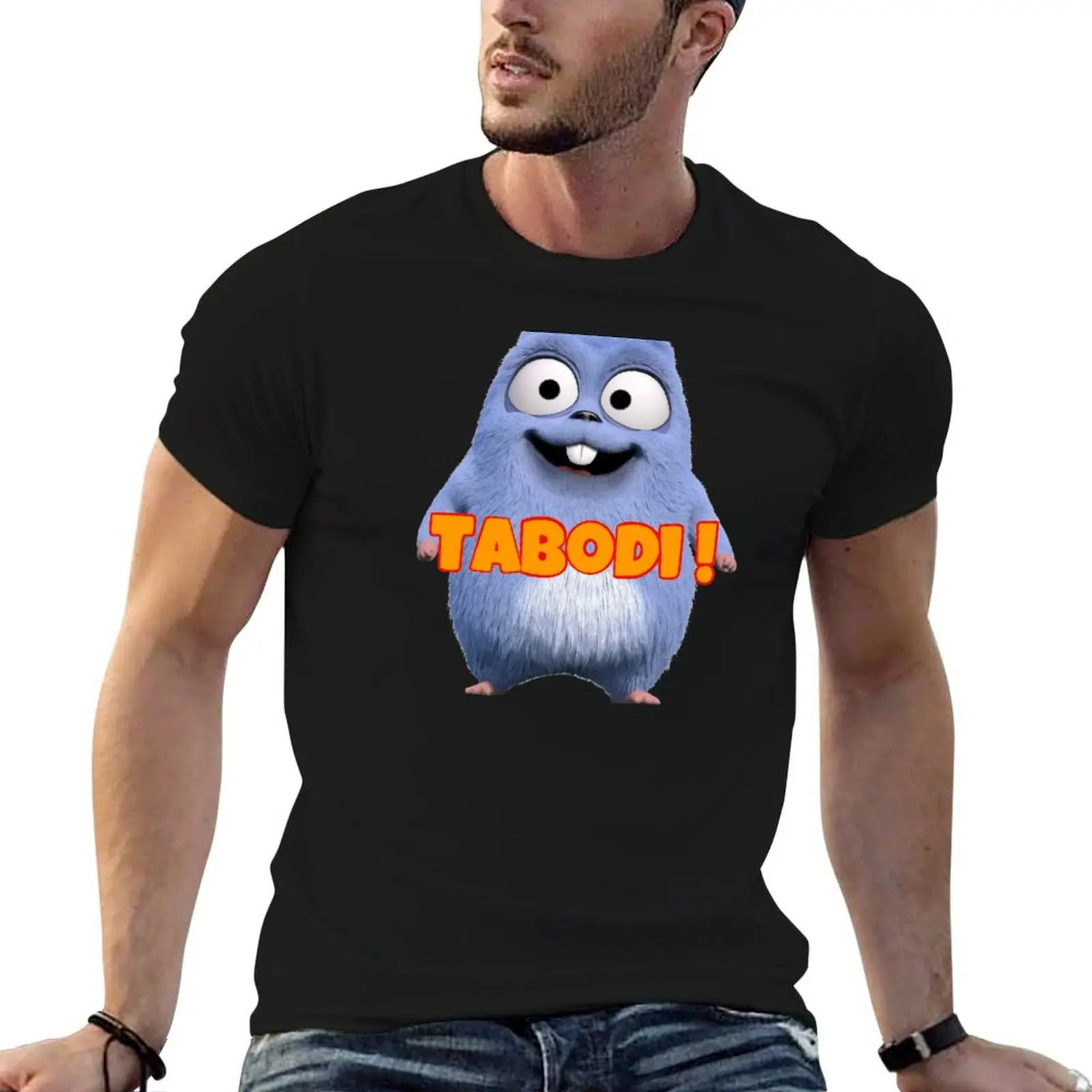 Grizzly and the Lemmings - Tabodi T-Shirt Large Size Casual Tee Shirt