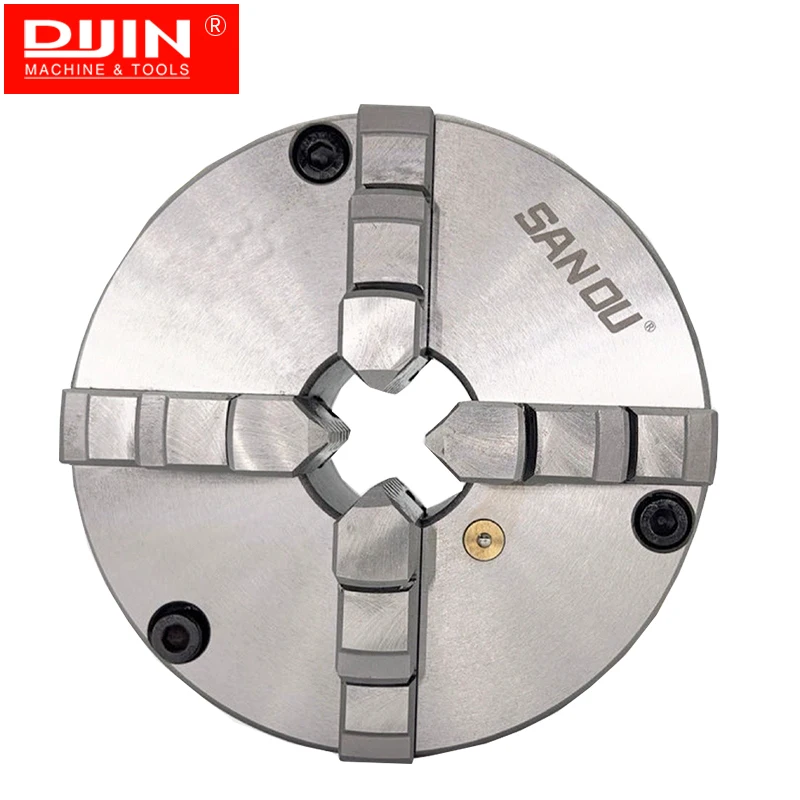 

Front 3 Hole SANOU Lathe Chuck 200mm Precision 4 Jaw Self-Centering Chuck K12-200F Metal Manual Chuck
