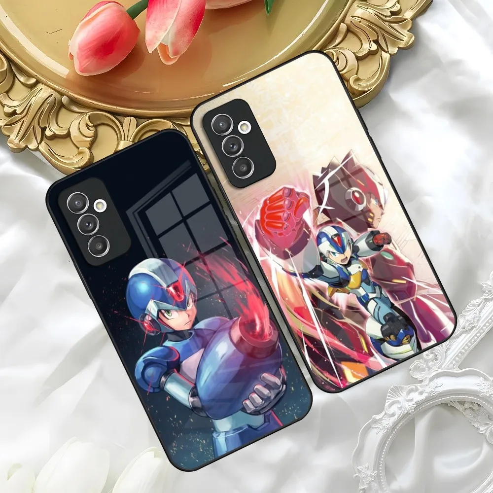 Rockman Megaman Game Phone Case for Samsung S24 Ultra S23 S22 S20 Fe S21 Plus Galaxy A54 A34 A24 A53 M54 Note 20 Cover