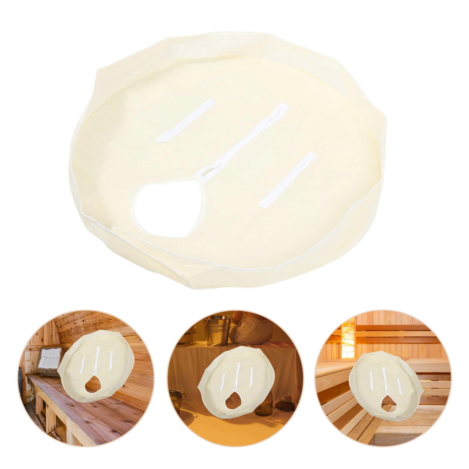 Accessori da bagno isolati con coperchio per vasca da bagno pieghevole portatile per secchio di ammollo Coperchio di ricambio Forniture per vasca Barile Sauna Spa