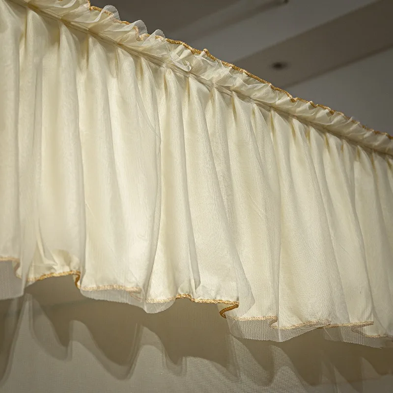 Summer household anti-drop blackout mosquito net simple three-door back bottom sitting bed dustproof mosquito-proof zipper