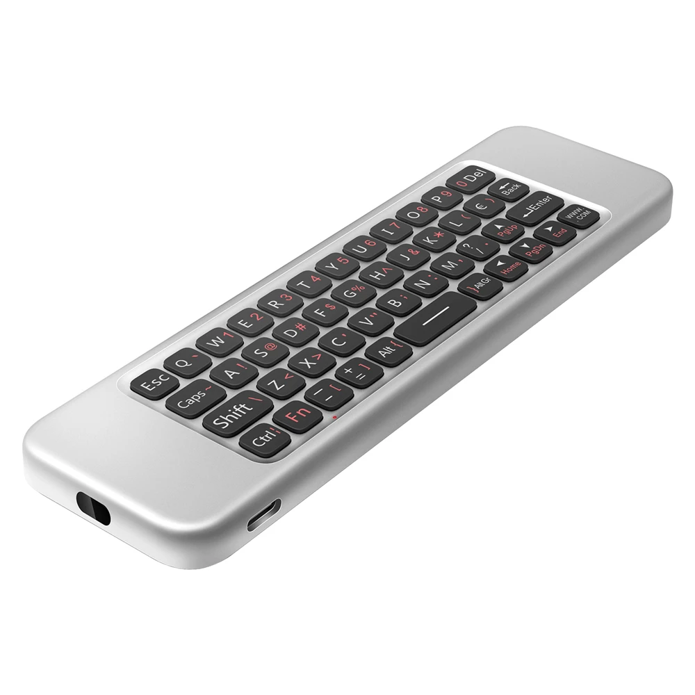 W3 2.4G Wireless Voice Air Mouse Remote Controller Mini Keyboard For Android TV BOX / Windows / Linux Gyroscope Remote