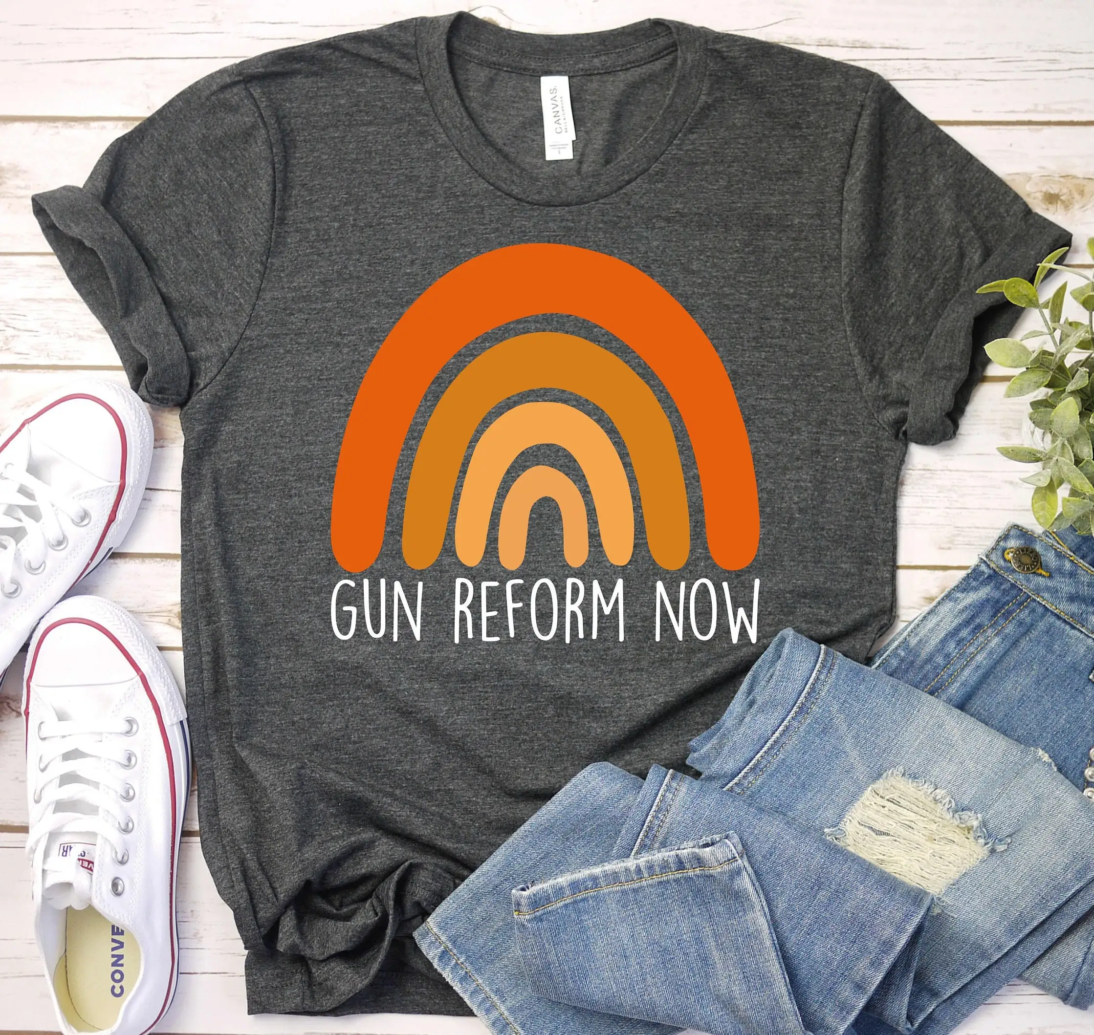 Gun Reform Now T Shirt Enough End Violence Control Wear Orange Anti