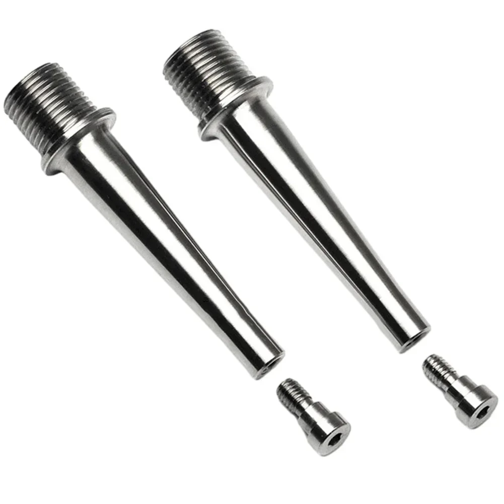 2023 New Pedal Spindles Aluminium Alloy TC4/GR5 For Look Mtb Road Pedal Spindle Axle Titanium Color For MTB Road