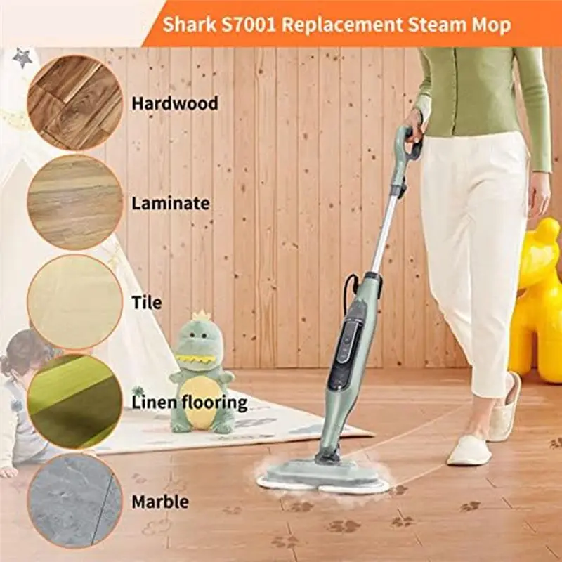 A58Z S7001 Replacement Steam Mop for S7000 S7000AMZ S7001 S7001TGT S7000 S7201 S7005 S7020 Steam Mop Pads