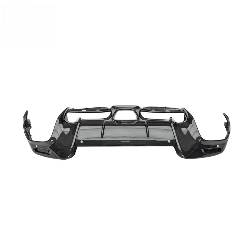 Dry Carbon Fiber Front Bumper Lip Spoiler Kit Autoclave Upgrade Fit for Luxury Performance SUV