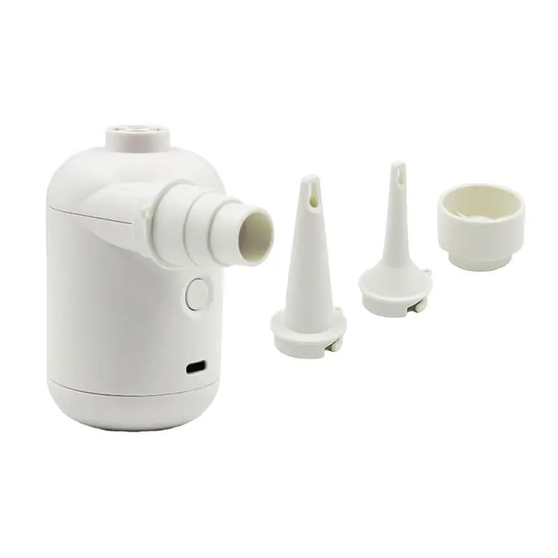 Portable Air Pump For Inflatables Mini Electric Pump For Inflatable USB Rechargeable Wireless Air Mattress Pump With Inflator