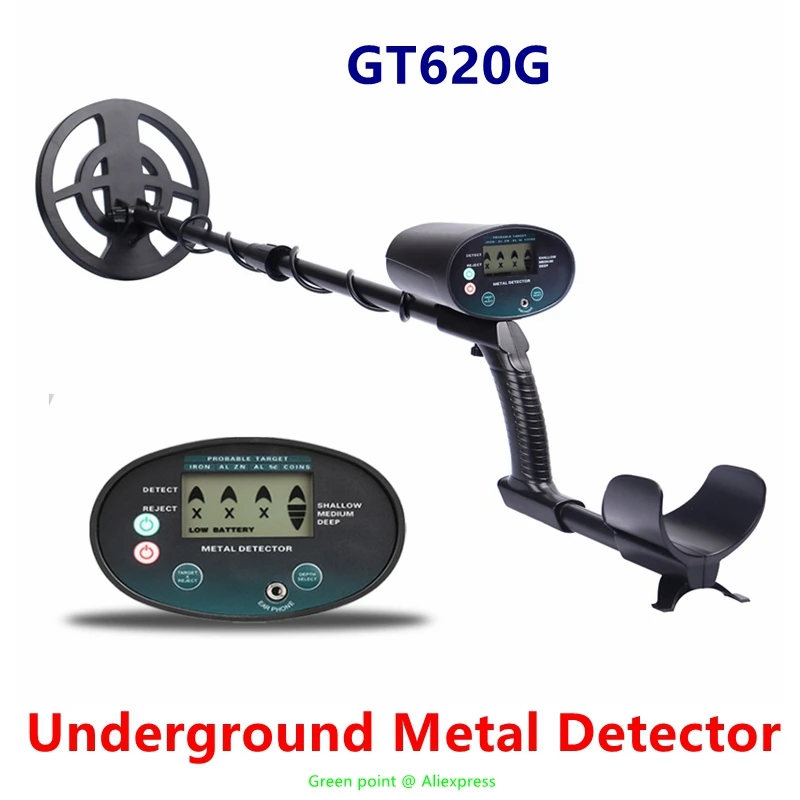 

Hign Quality Underground Metal Detector GT620G With LCD Automated Display Sound Recognition Metal Treasure Hunter Gold Detectors