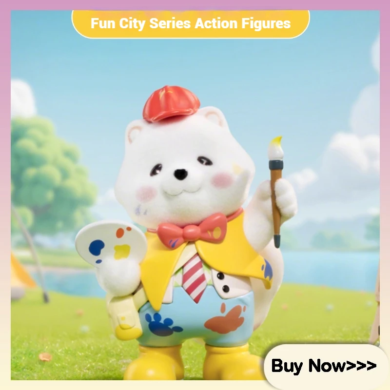 

Didipaws Fun Urban Plush Hair Blind Box Cute Cartoon Samoyed Shaped Model Desktop Exquisite Ornament Surprise Mystery Box Gift