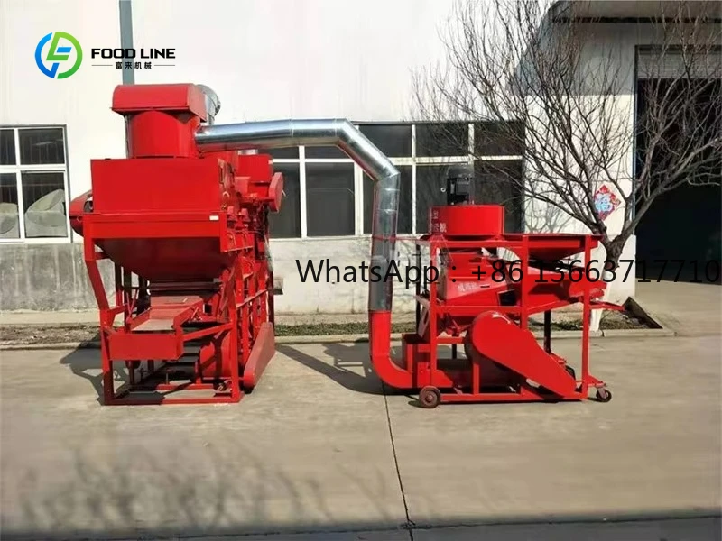 Groundnut Peeling Machine Customized High Capacity Peanut Sheller Groundnut Shell Removing Equipment For Farm Factory