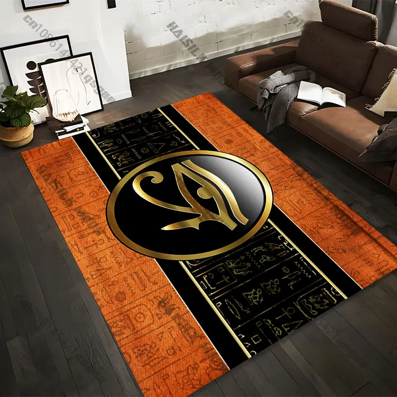 21 Sizes Ancient Egyptian symbolic design Printed Area Rugs for Adult Yoga Mats Living Room Decor Personalized Doormat