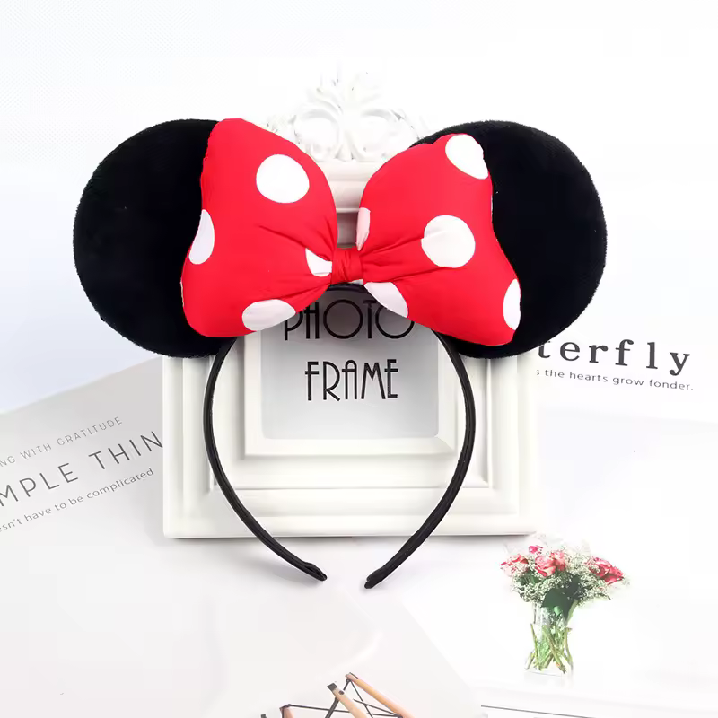 Mouse Headband Cartoon Ears Sequin Bows Hairband Party Cosplay Hair Accessories Children Adults Toys Gift - Image 12