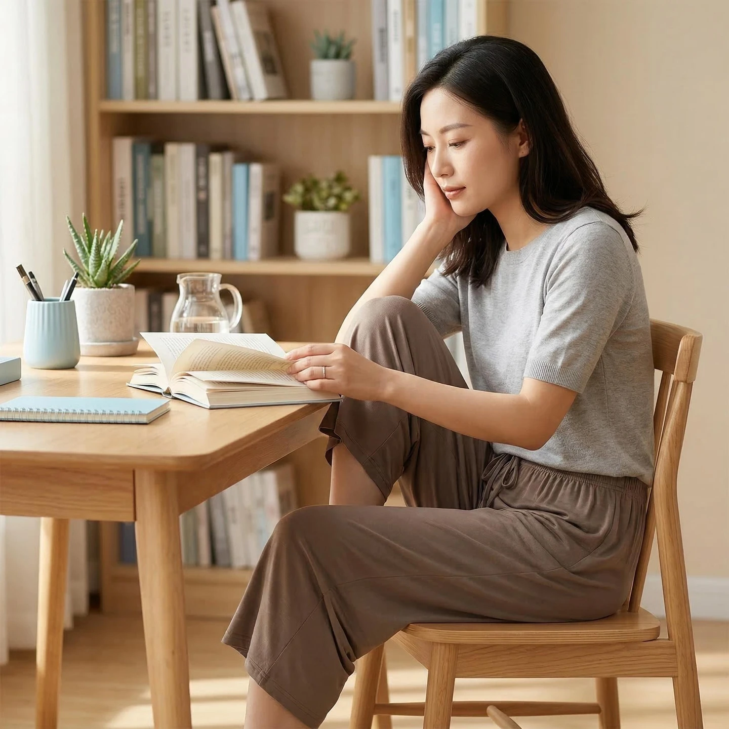 calcas-femininas-de-modal-cor-pura-finas-de-comprimento-7-8-soltas-de-perna-larga-com-cintura-elastica-casuais-para-casa-e-pijama