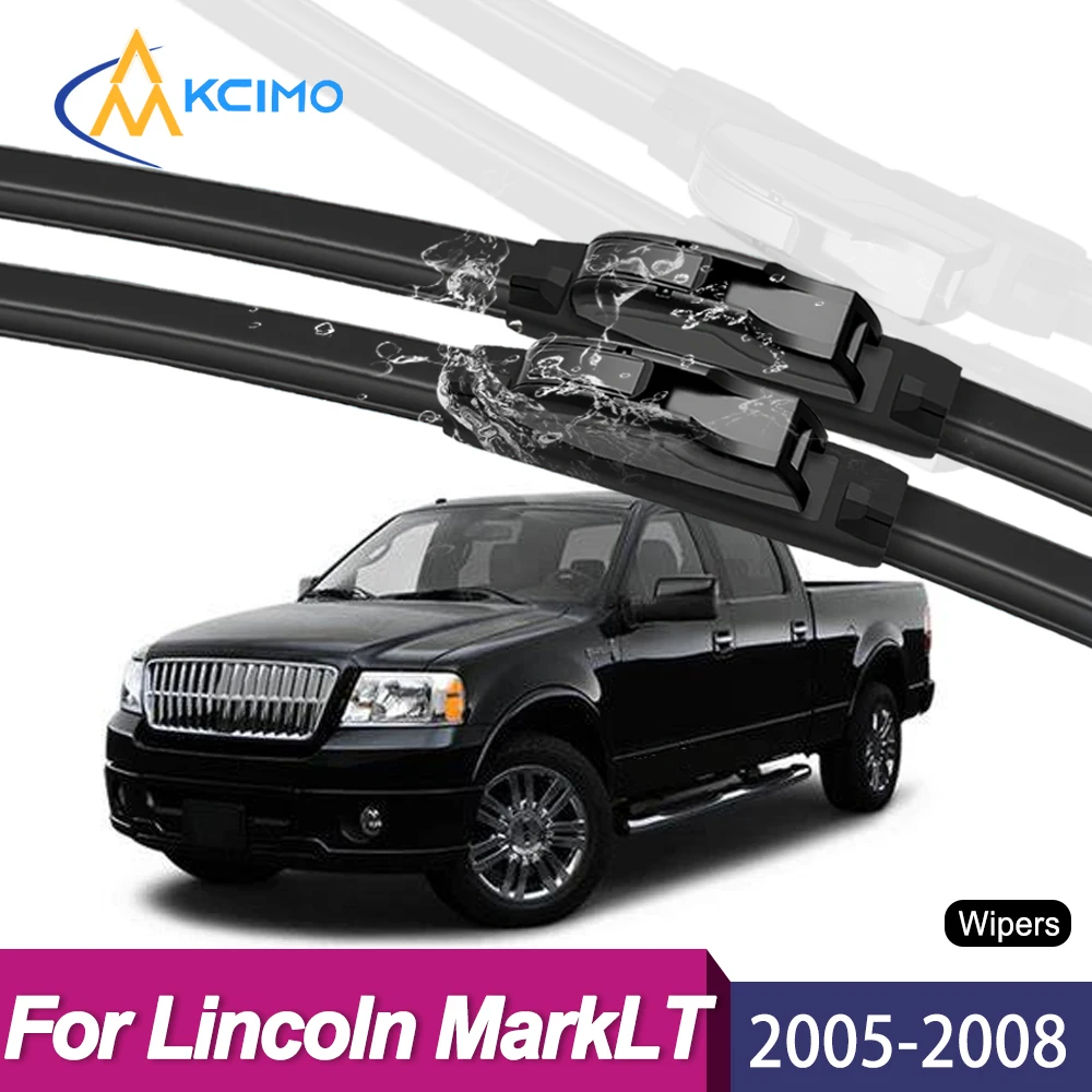 

Anti-Vibration Quiet Front Wiper Blades For Lincoln Mark LT 2005-2008 Easy Installation Automotive Accessories