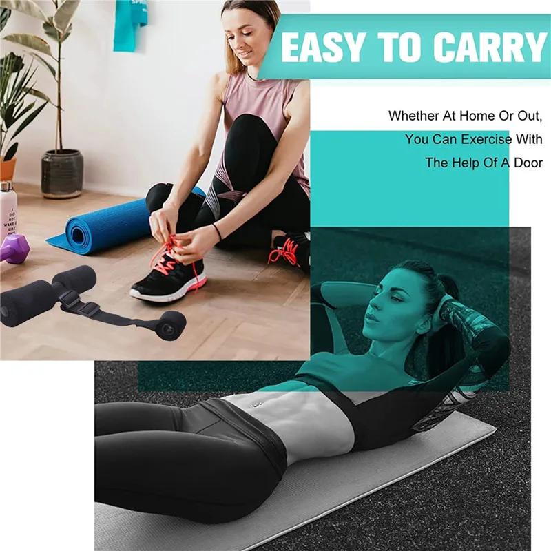 1Pcs Hamstring Curl Strap Sit Up Machine Nordic Home Workout for Gear Hamstring Curls Spanish Squats Ab Workout Nordic Curl