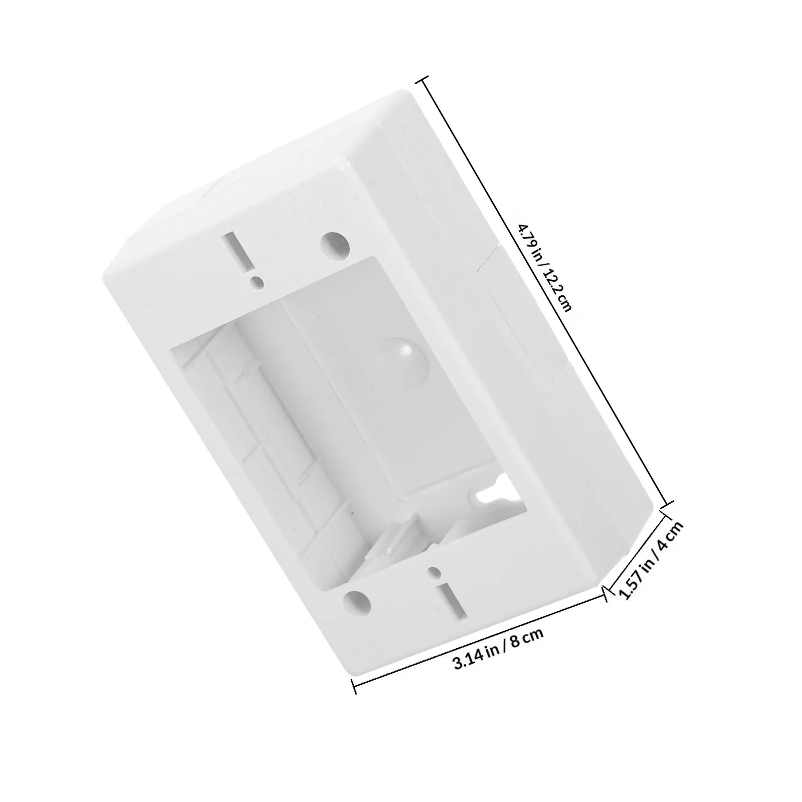 118-Type Surface Mount Electrical Box Single Gang Switch Mount Box for Indoor Outdoor Residential Commercial