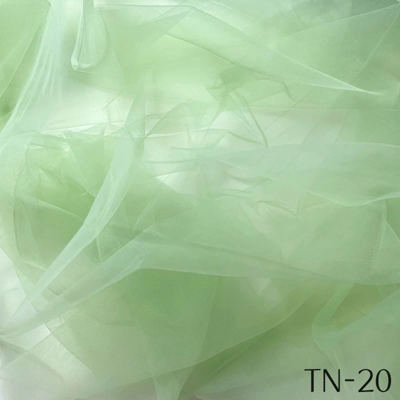 High‑Density Soft Tulle Mesh Fabric Sheer Net Cloth for Wedding Drapery Bridal Gown Skirt & Handmade DIY Sewing Material view 4