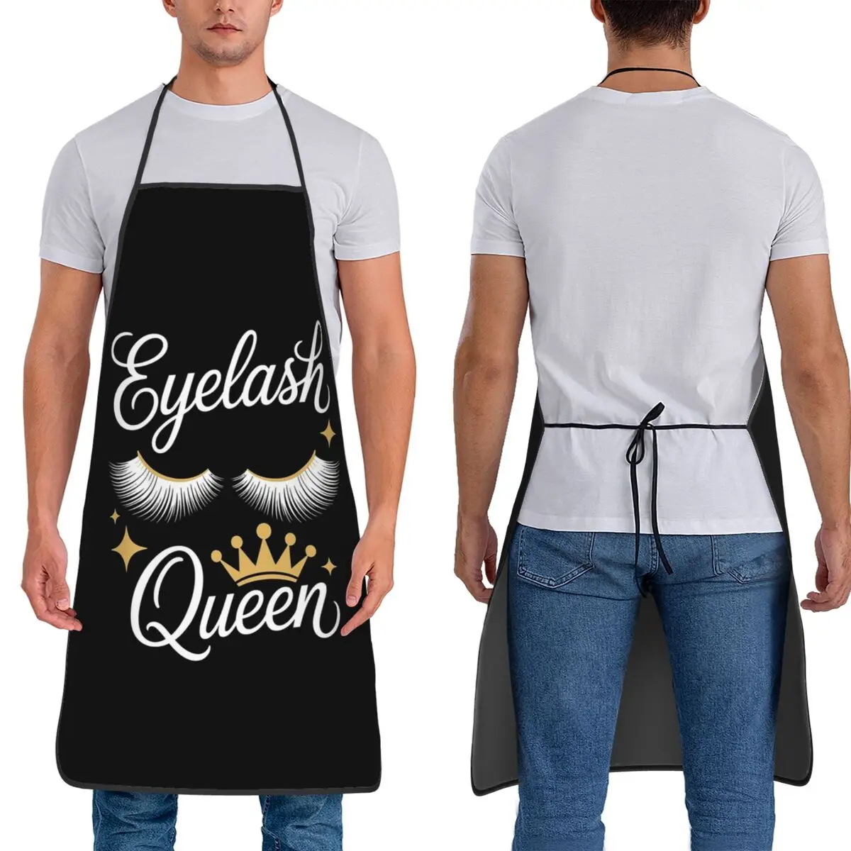 

Водонепроницаемый фартук Eyelash Queen Lashes для кухни, выпечки, уборки, рисования, для женщин и мужчин