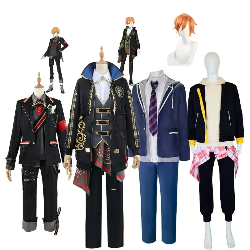 

Project Sekai Colorful Stage Vivid Bad Squad Bad Dogs Shinonome Akito Cosplay Costume Wig Women Men Full Suit Hallowen Cosplay