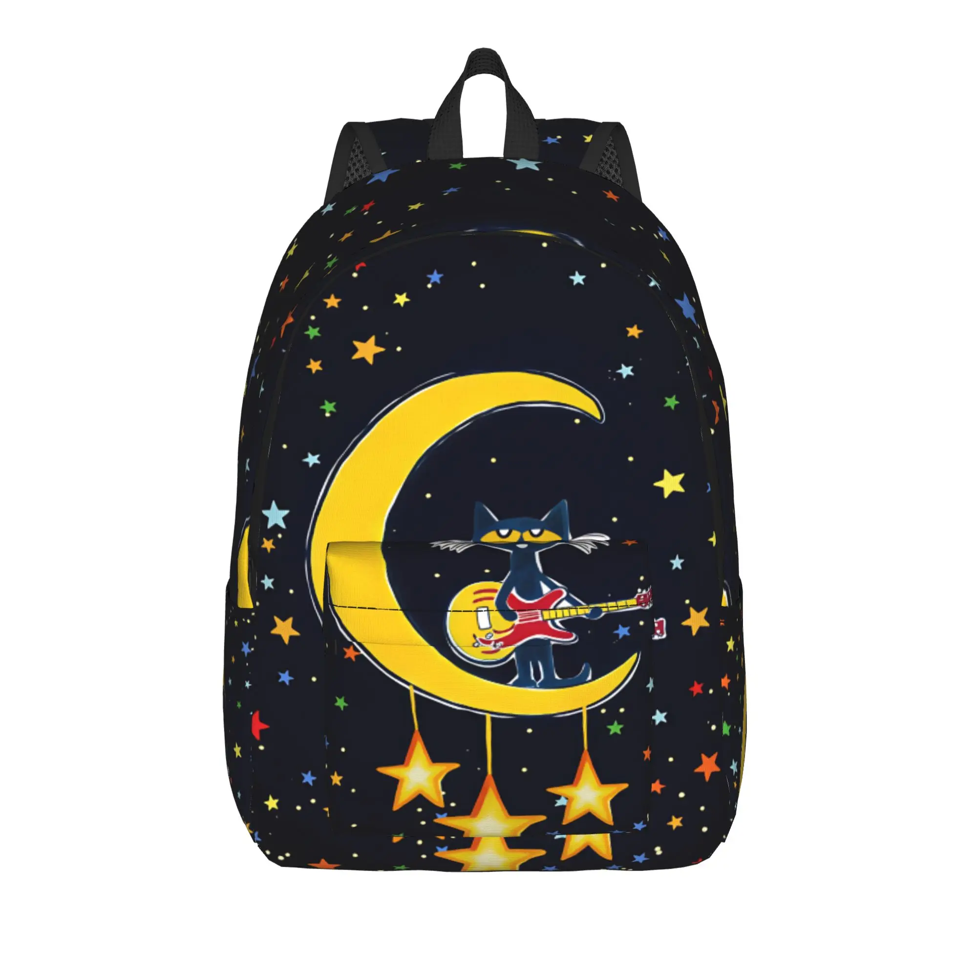 Sac à dos de voyage Pete The Cat Stars Comic, sacs à dos mignons pour étudiants, sacs d'école secondaire, sac à dos souple de créateur