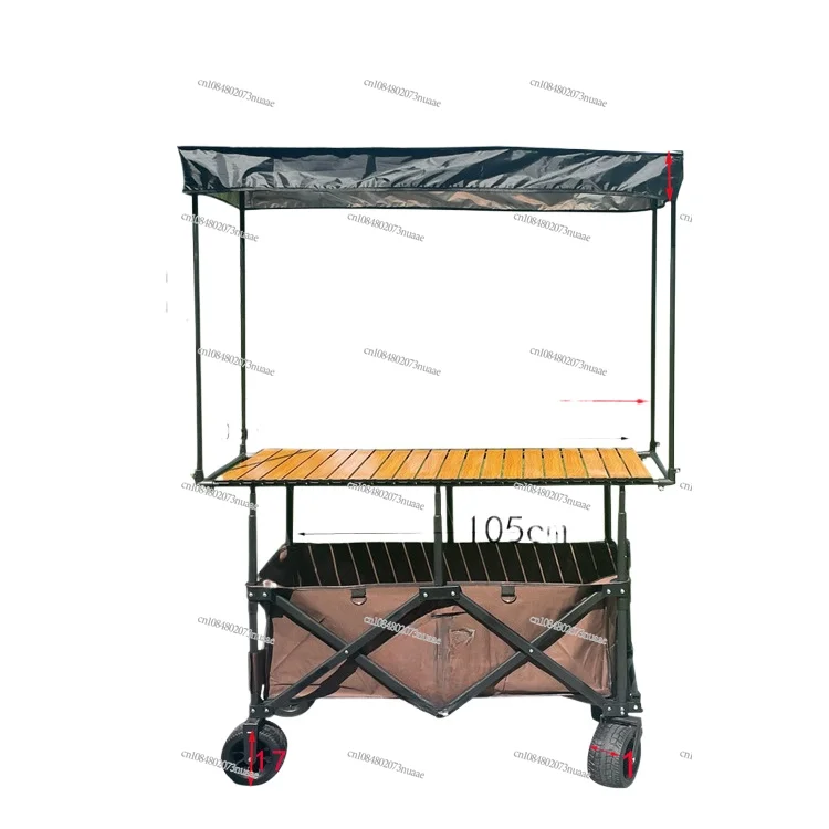 

Outdoor Camping Night Market Stall, Small Pull Car Stall, Special Trolley