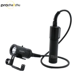 Professionale XHP70 LED 4000 Lumen Bombola Luce Subacquea Batteria Ricaricabile IP68 150M 3 Modalità Scuba Luci Subacquee Tecniche