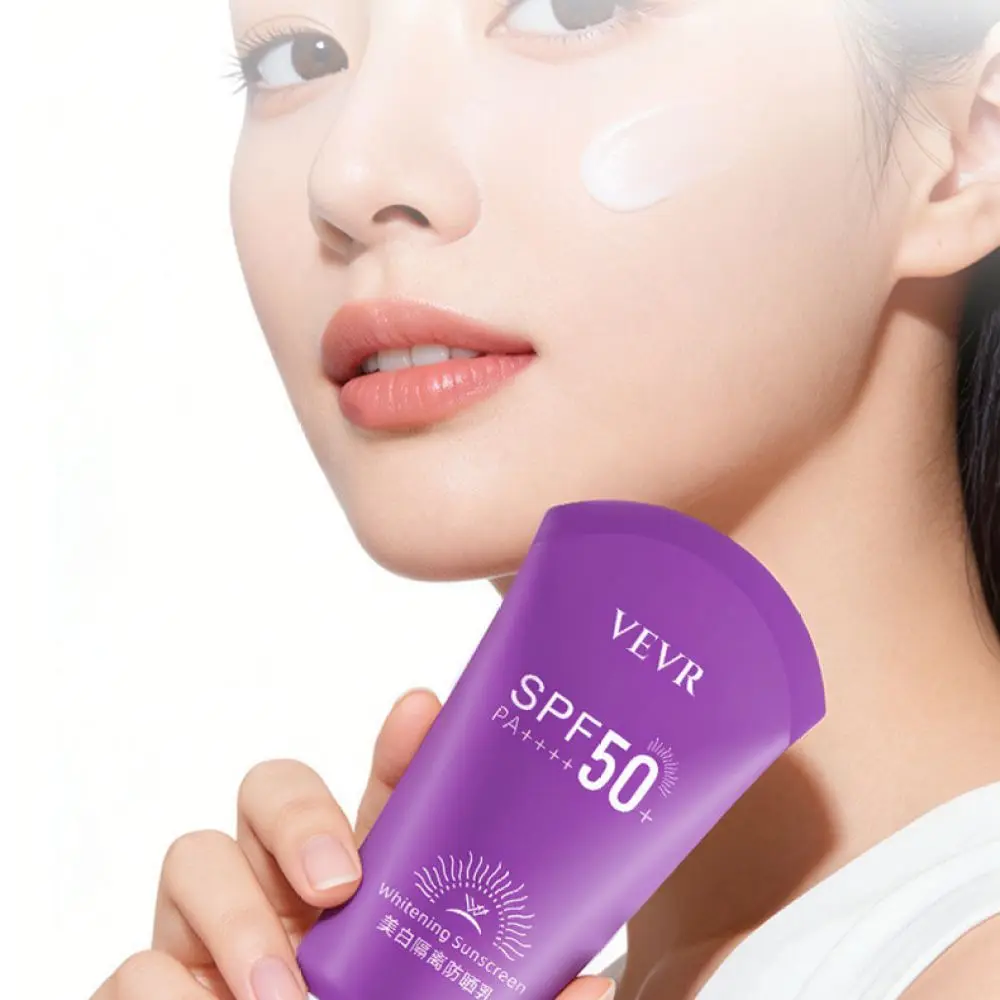 For For VEVR Whitening Isolation Sunscreen Cream Face Body PA Triple Plus Anti UV Refreshing Summer Skincare Lotion