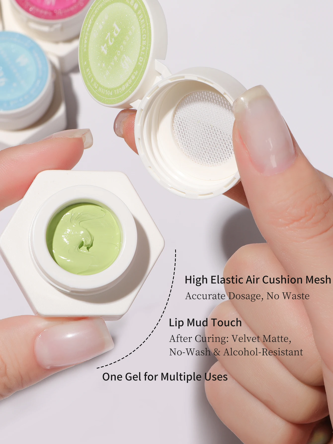 FRESCOBALDI 20-Farben Auftragsfähiger, Hochpigmentierter Halbfester Gel-Nagellack, Geeignet für Salon- und DIY-Anwendungen in Allen Jahreszeiten – Detail 6