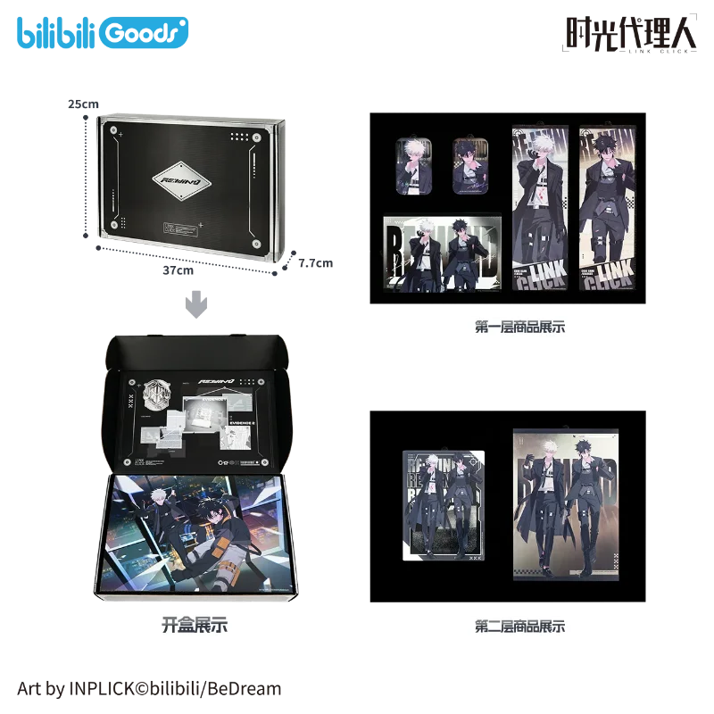 

Link Click M.O.D Official Collector's Box - RE:WIND Top Secret Mission Limited Edition Anime Merch