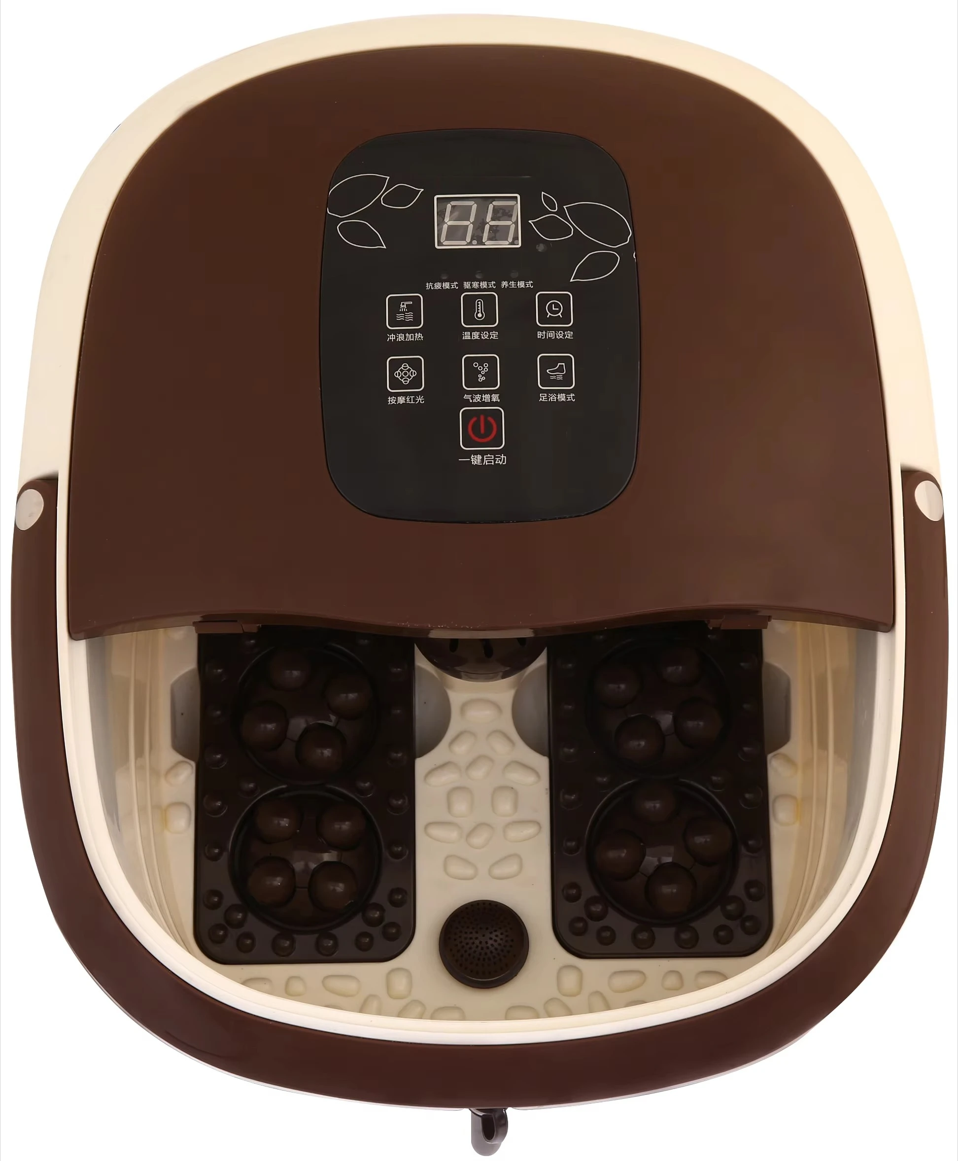 

Foot Spa Bath Massager with Massage Rollers and Balls for Health and Cleaning Feet Bath Tub with Heat and Bubbles