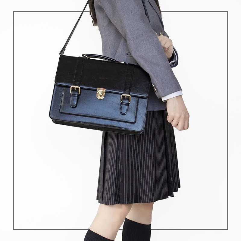 ﻿   Japanische Studenten Handtasche Schultasche Retro PU Rucksack JK Uniform Taschen Umhängetasche Große Kapazität Messenger Bag Cambridge Tasche