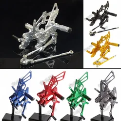 Motorbike Adjustable Rider Rear Sets Rearset Foot Rest Pegs For Honda CBR600RR CBR 600 RR F5 2003 2004 2005 2006