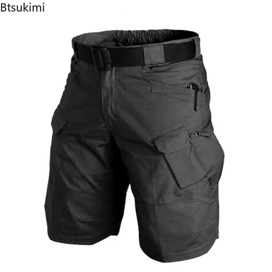 2026 Men's Classic Tactical Cargo Shorts Outdoor Upgraded Waterproof Quick Dry Pants Summer Breathable Casual Fitness Shorts Man
