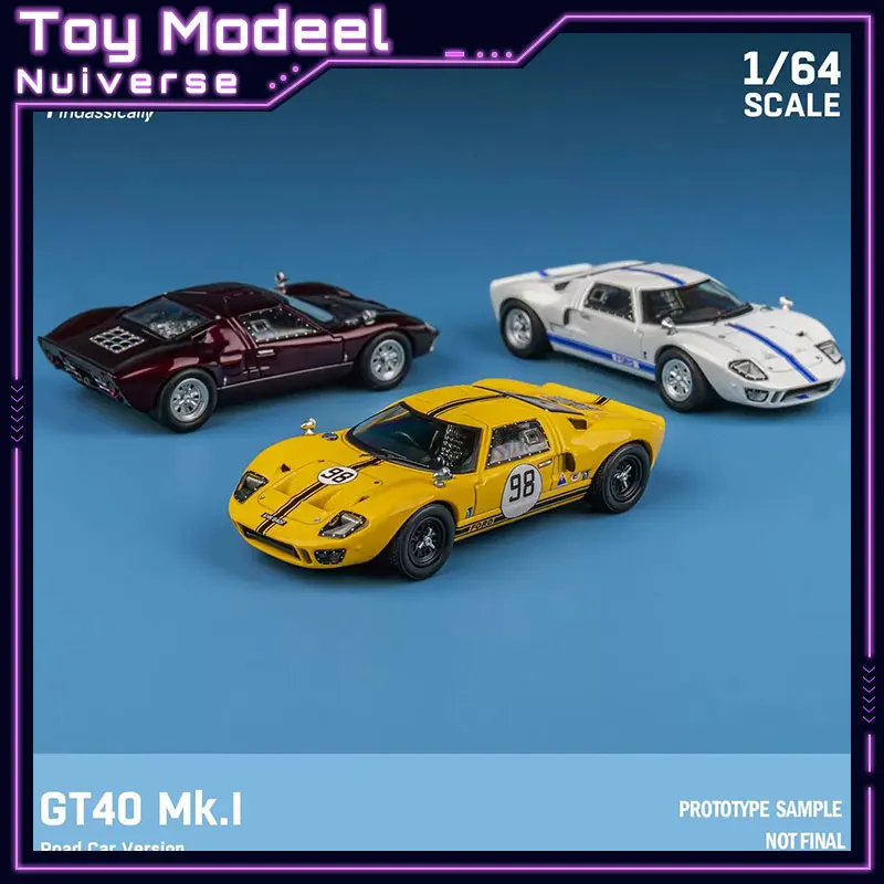 

Findclassically Ford GT40 MK I 1:64 Scale Classic Vintage Diecast Alloy Car Model Realistic Collectible Ornament Perfect Gift