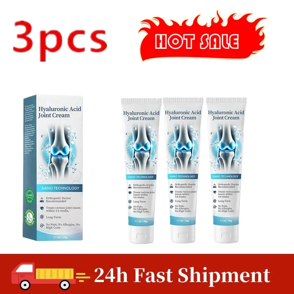 3pcs 50g Joint Repair Cream Joint and Bone Care Cream Hyaluronic Acid Joint Cream Shoulder Pain Neck Pain Pain in The Wrist