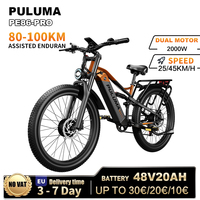 NEW PULUMA PE86 PRO E-bike Dual Motor 2000W 48V 20ah Lithium Battery 26-Inch Fat pull Hydraulic Brakee Adult MTB Electric Cycle