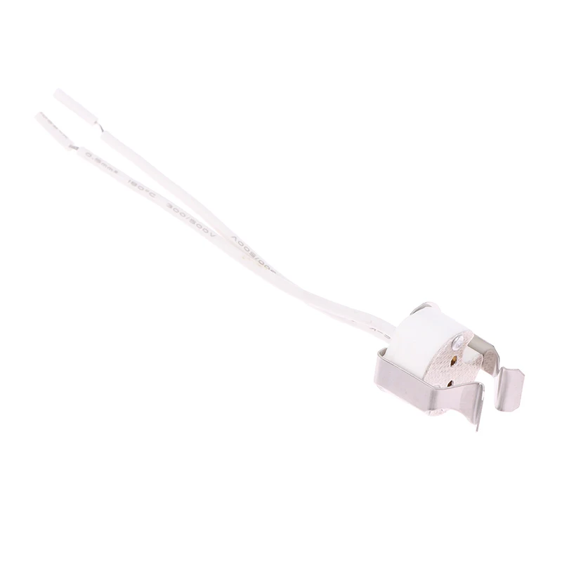 3Pcs MR16 GU5.3 G5.3 Socket MR16 Socket Lamp Holder With Bracket LED Halogen Gu5.3 Light Socket White 10cm Silicone Cable
