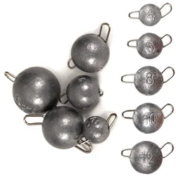 10 stks/partij Vissen Cheburashka Sinker Jig Head Bullet Gewichten Lood Sinker Voor Zachte Lokken Quick Change Vissen Accessoires 2g-12g