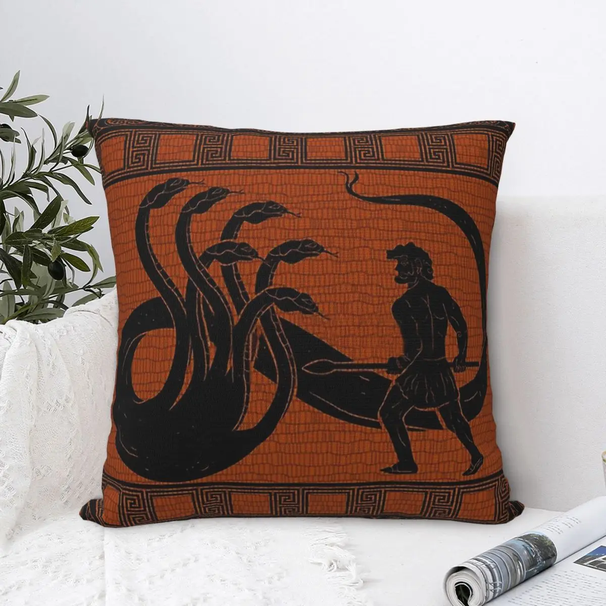 

Hydra Cojines Ancient Greek Mythology Throw Pillow Case Cushion Covers Home Sofa Chair Decorative Backpack