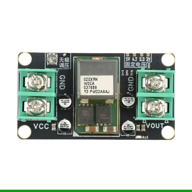 

U55C Эффективный высокомощный понижающий модуль постоянного тока 20 А с регулируемым входным напряжением (9-14 В постоянного