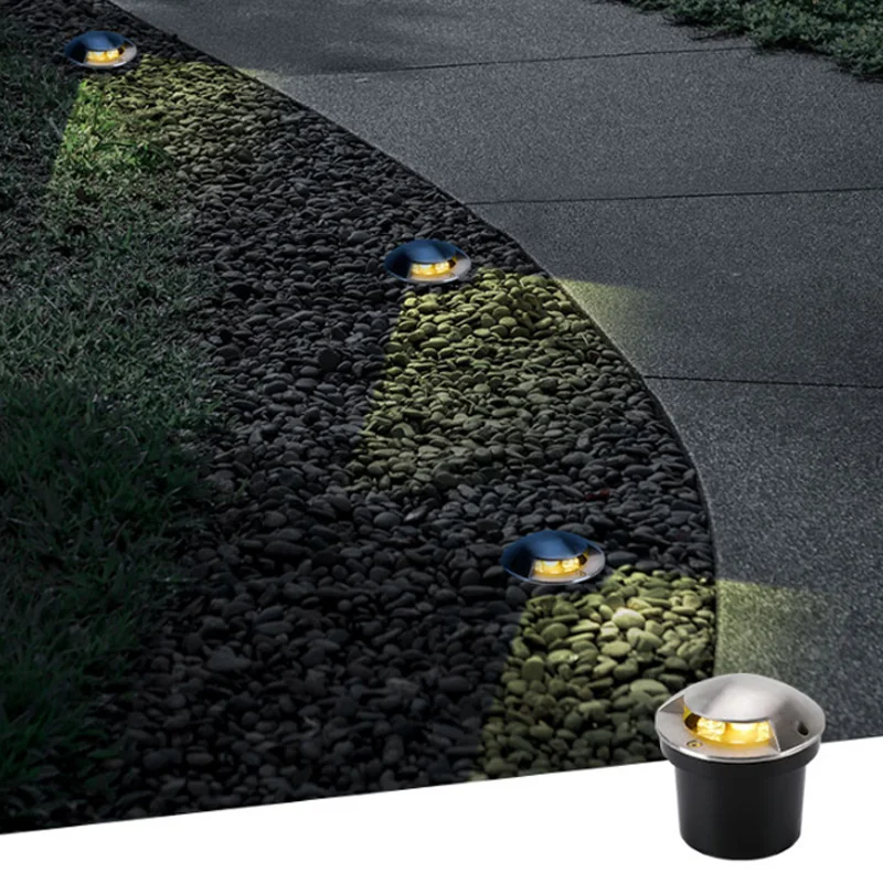 Outdoor Lighting 10W 6W 3W Garden Yard Step Stairs Floor Deck LED Recessed Inground Lamps LED Underground Spotlight AC220V 110V