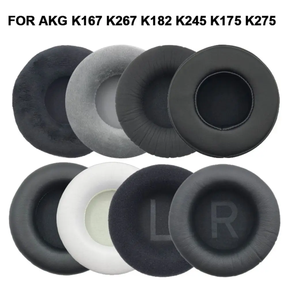 2 ชิ้นโฟมฟองน้ํา Ear Pads ชุดหูฟังอุปกรณ์เสริมหูฟังหูฟังแผ่นรองหูฟังสําหรับ AKG K167 K267 K182 K245 K175 K275