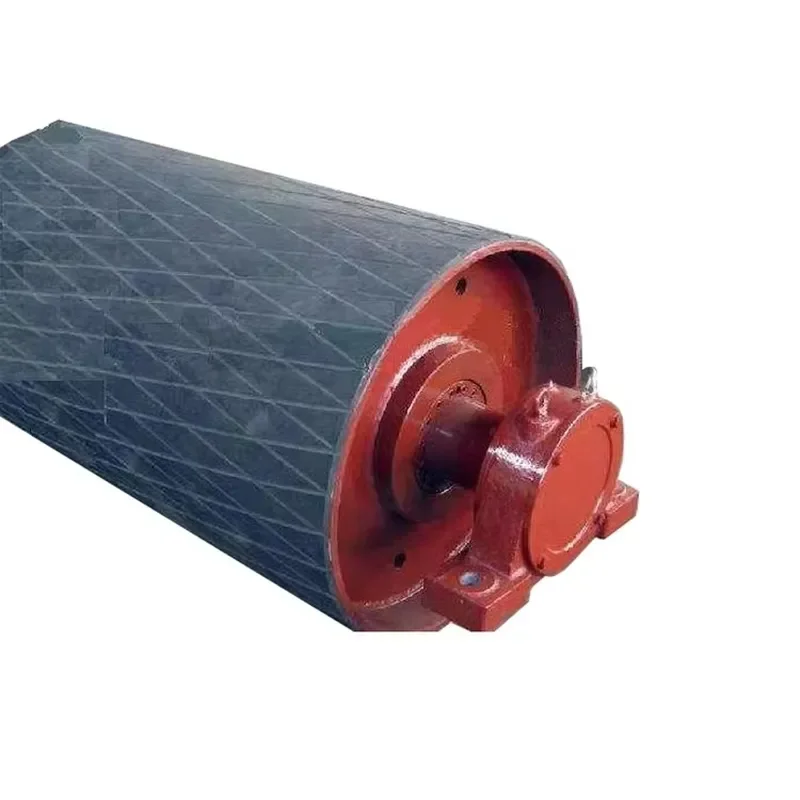Conveyor Belt Steel Motor Drive Drum Pulleys Gravity Driving Drum