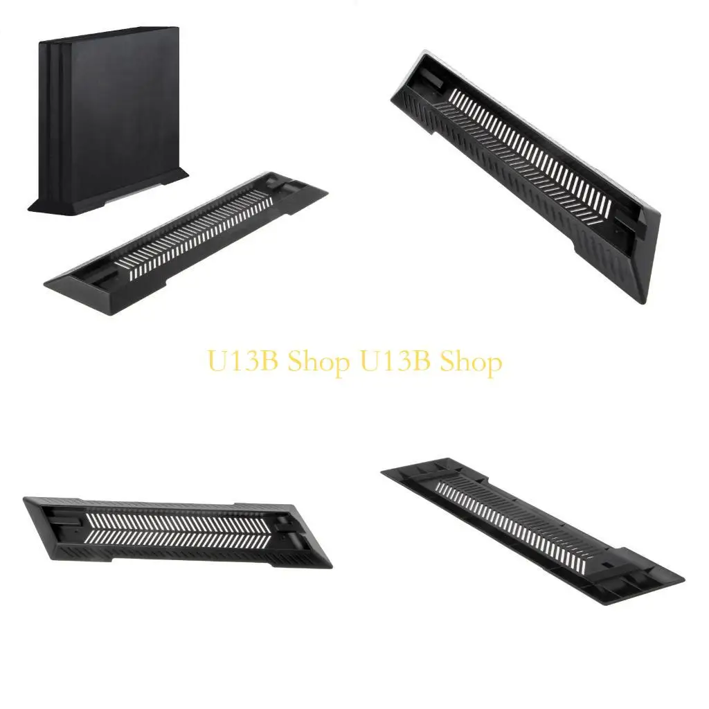 

U13B Vertical Stand Built-in Cooling Vents Console Dock Mount Bracket for Slim