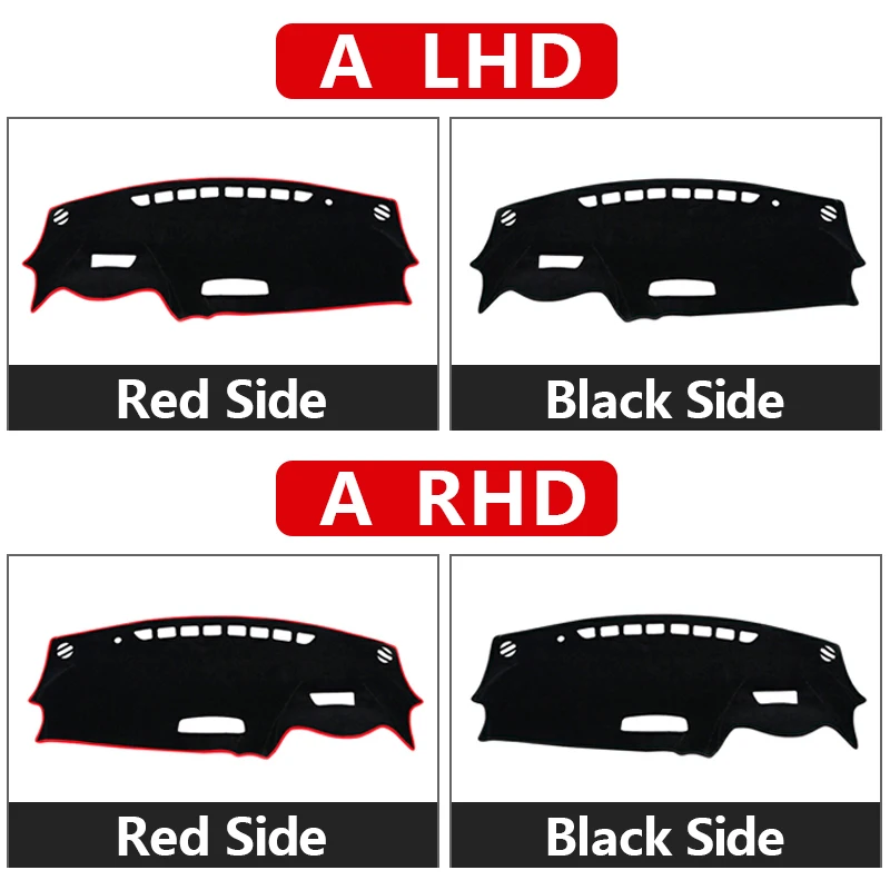 For Mazda CX-3 CX3 2014 2015 2016 2017 2018 2019 2020 2021 2022 2023 2024 Car Dashboard Sun Shade Cover Non-slip Mat Accessories view 4