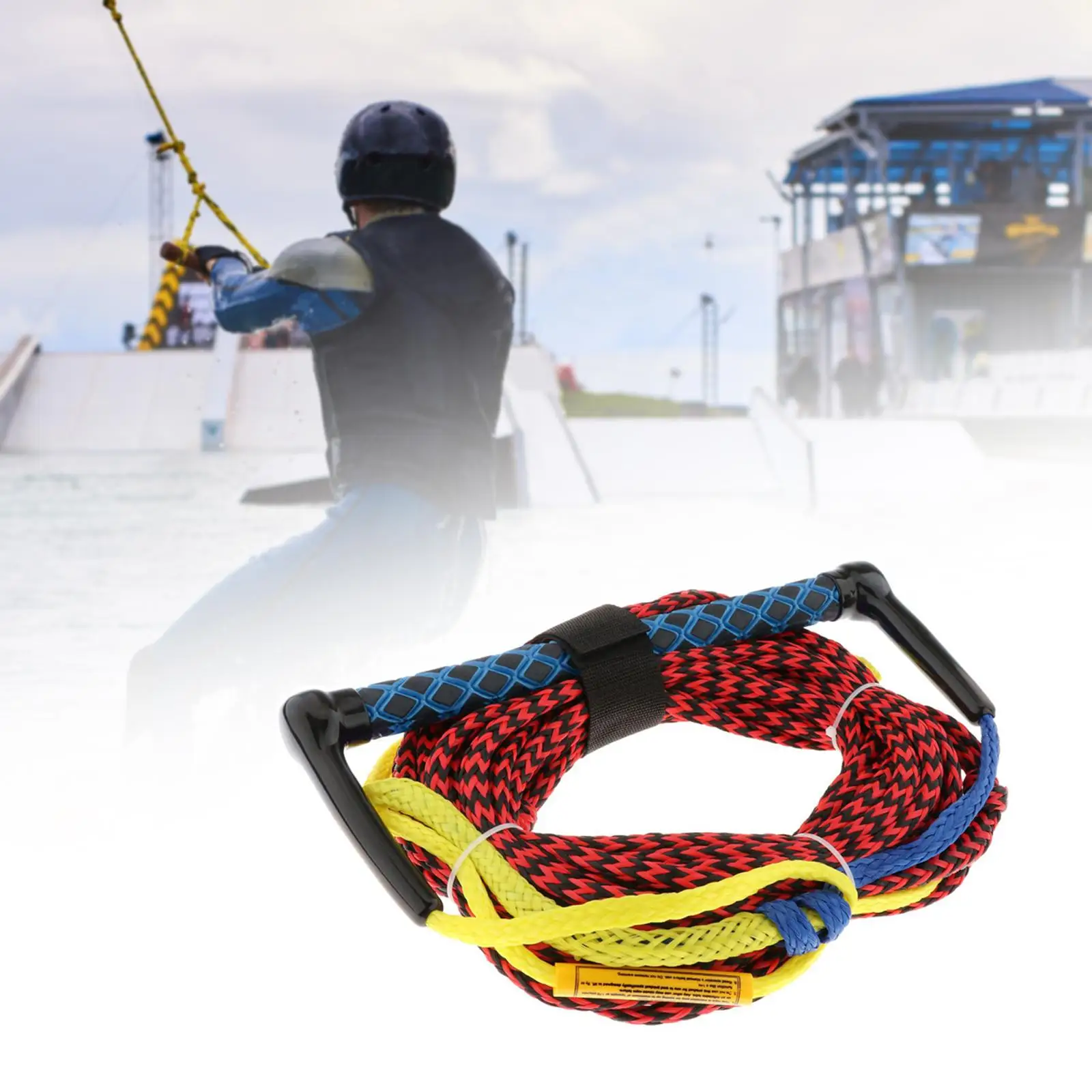 Wake Board Water Ski Rope with Handle Lightweight Multipurpose Wakeboard Surfing Tow Rope for Water Skis Kneeboard Wakeboarding