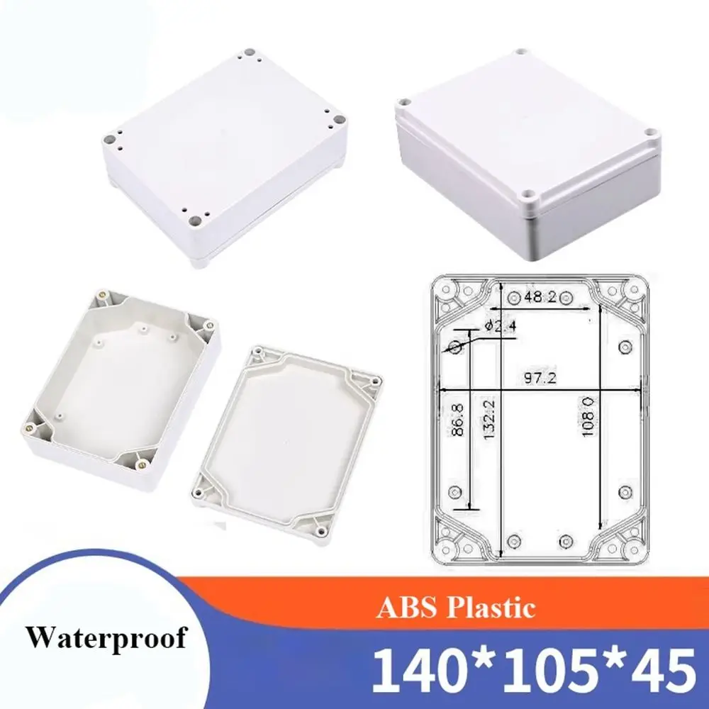 New Ip65 Outdoor Project Box Plastic ABS 10 Styles Electrical Junction Box Waterproof Cable Custom Cases